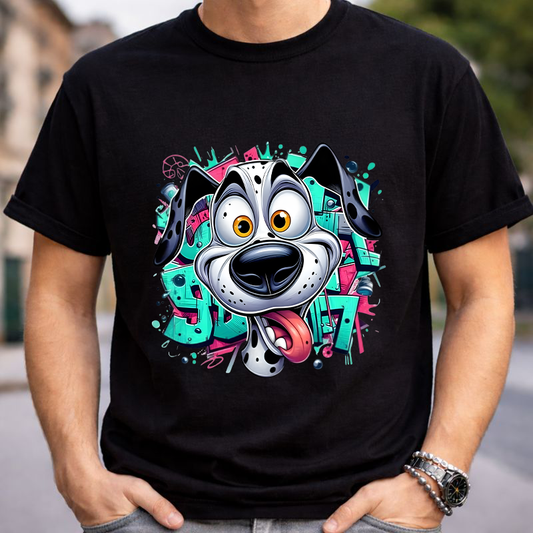 Graffiti Dog Unisex T-Shirt