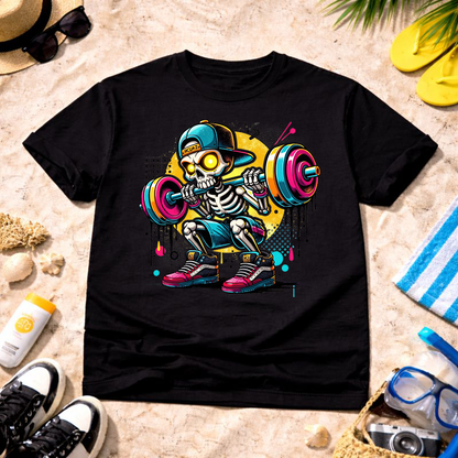 Power Drip Skeleton  Unisex T-Shirt