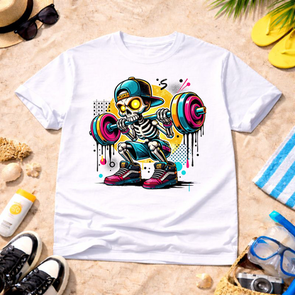 Power Drip Skeleton  Unisex T-Shirt