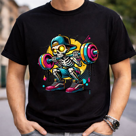 Power Drip Skeleton  Unisex T-Shirt