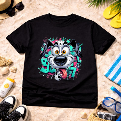 Graffiti Dog Unisex T-Shirt