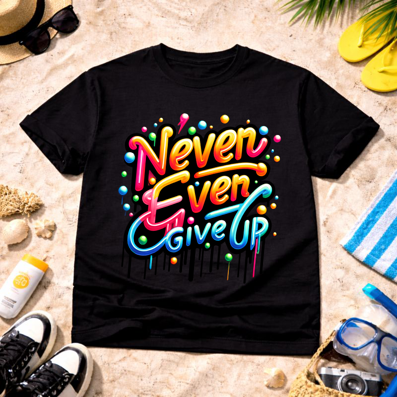 Never Give Up Unixex T-Shirt