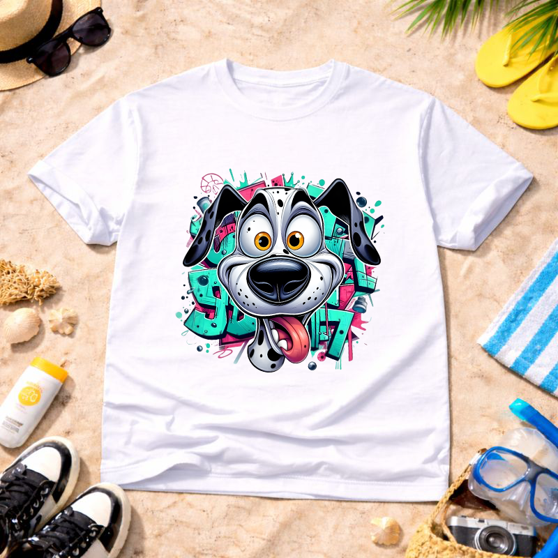 Graffiti Dog Unisex T-Shirt