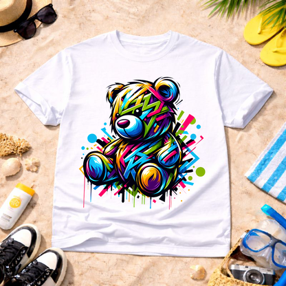 Graffiti Bear Unisex T-Shirt