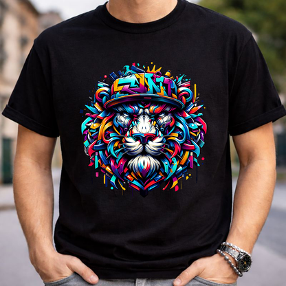 Graffiti Lion Art Unisex T-Shirt