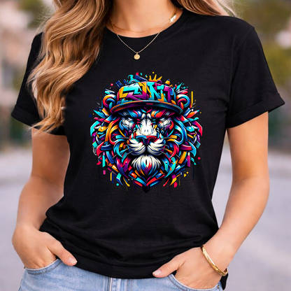 Graffiti Lion Art Unisex T-Shirt