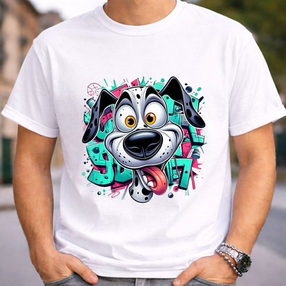 Graffiti Dog Unisex T-Shirt