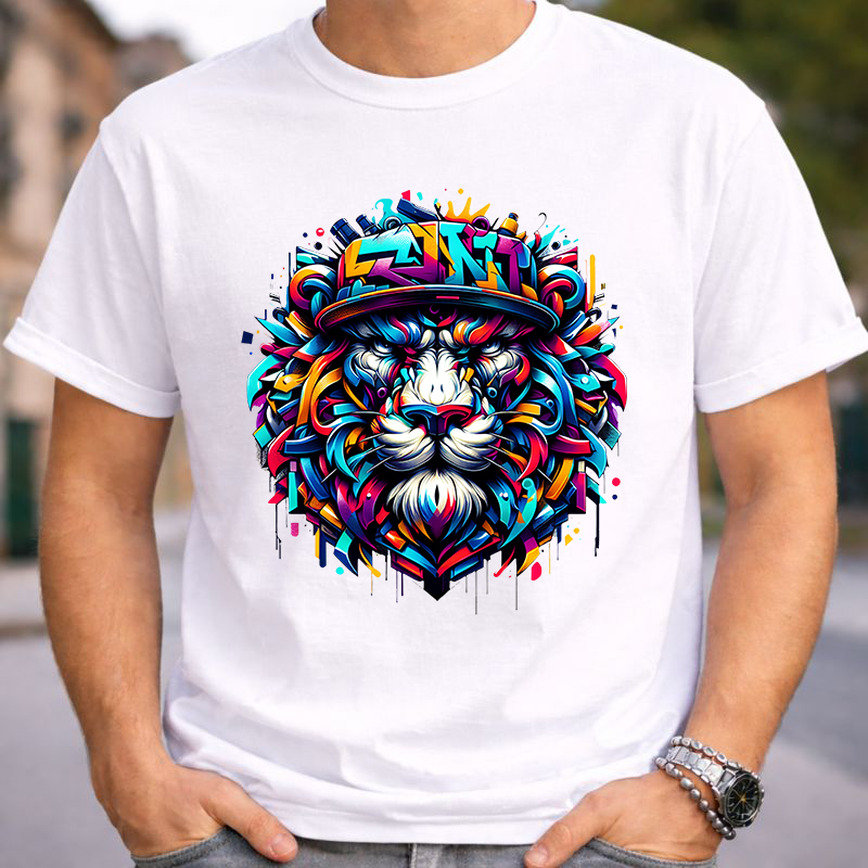 Graffiti Lion Art Unisex T-Shirt