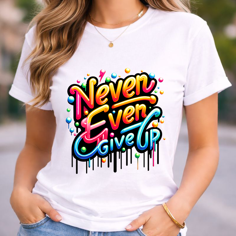 Never Give Up Unixex T-Shirt