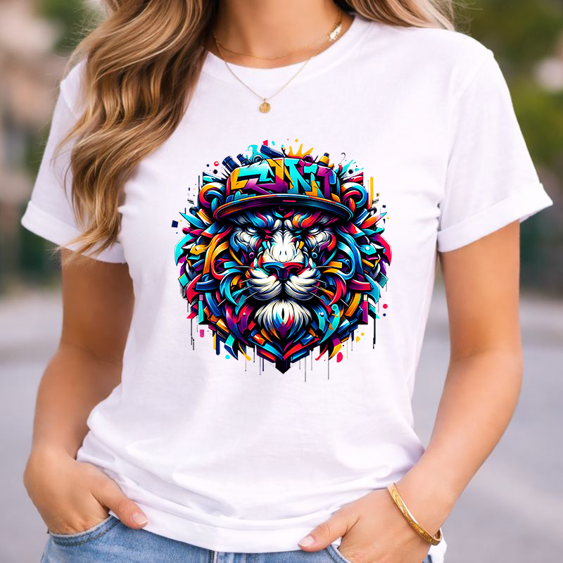 Graffiti Lion Art Unisex T-Shirt