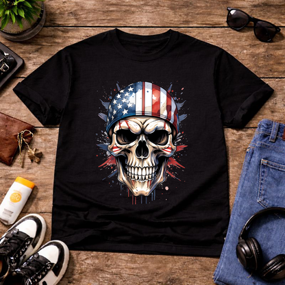 Freedom Skull Unisex T-Shirt