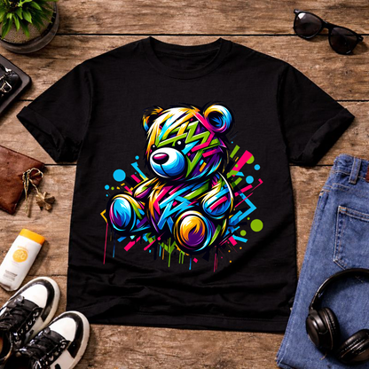 Graffiti Bear Unisex T-Shirt