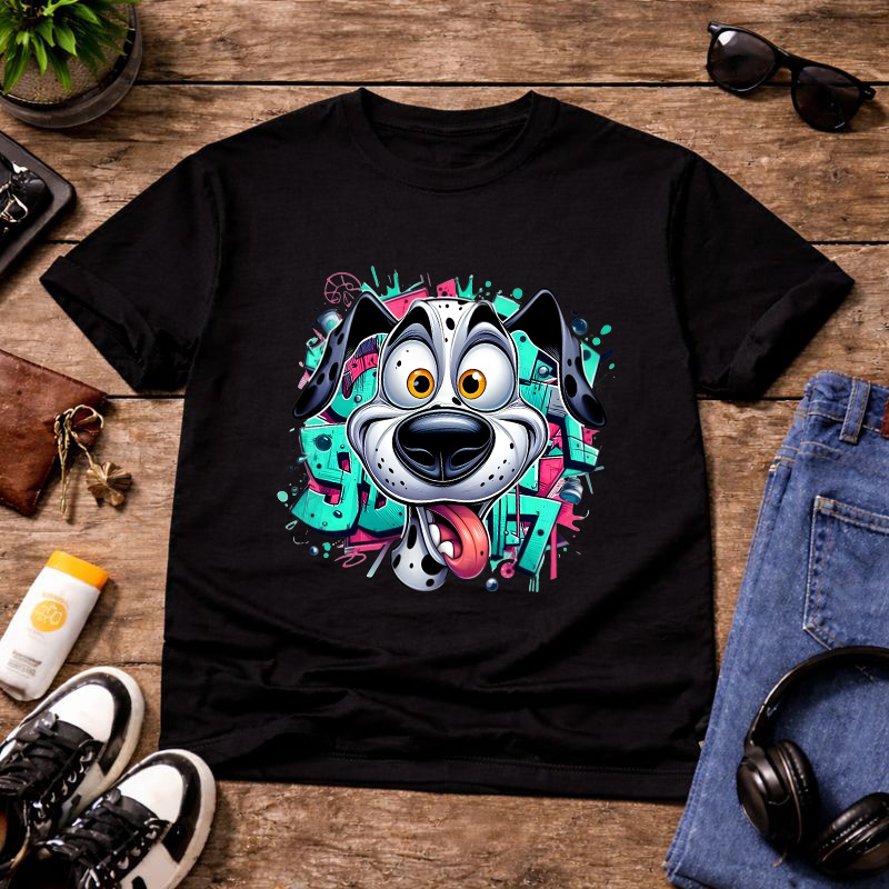Graffiti Dog Unisex T-Shirt