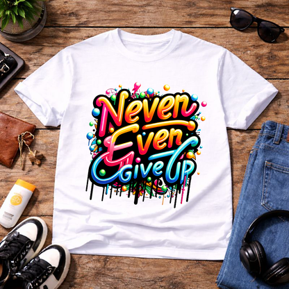 Never Give Up Unixex T-Shirt