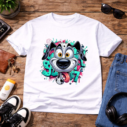 Graffiti Dog Unisex T-Shirt