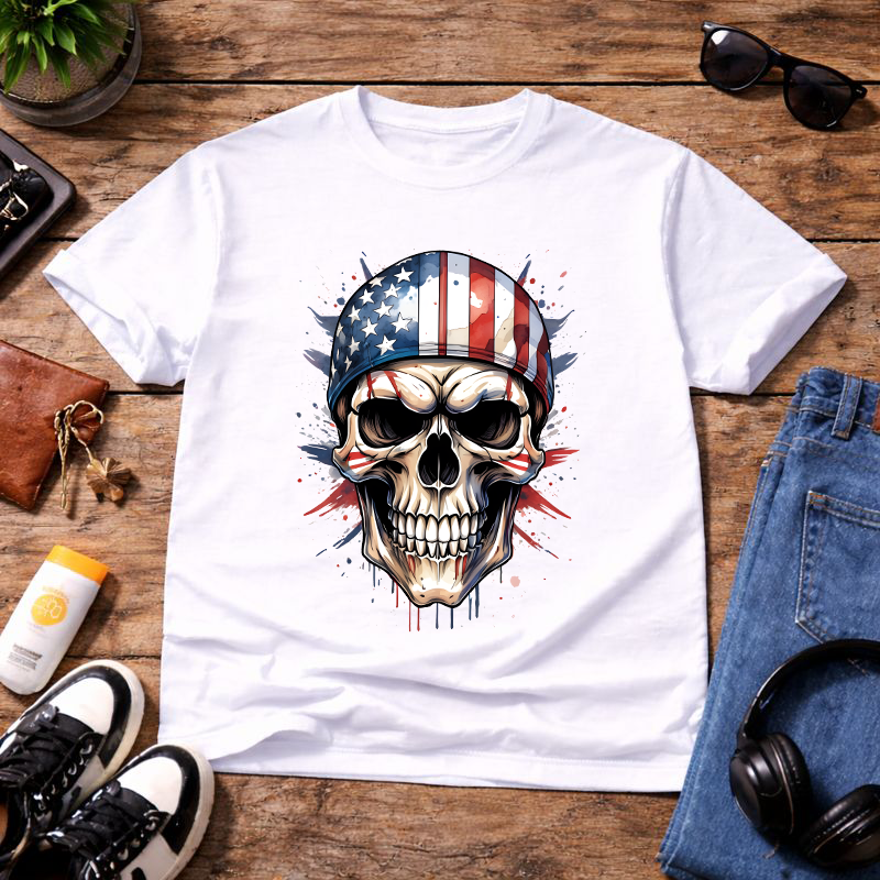 Freedom Skull Unisex T-Shirt