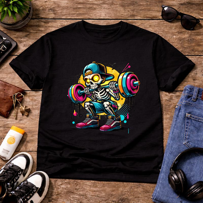 Power Drip Skeleton  Unisex T-Shirt