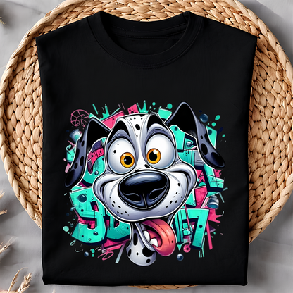 Graffiti Dog Unisex T-Shirt
