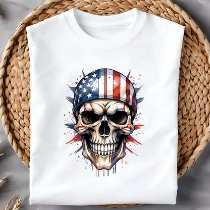 Freedom Skull Unisex T-Shirt