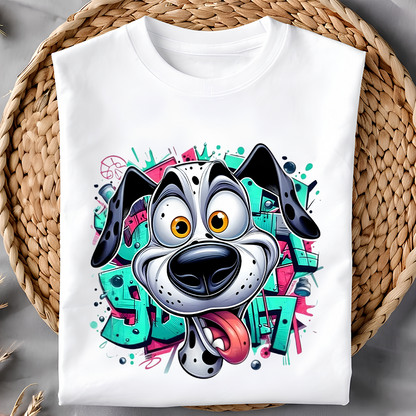 Graffiti Dog Unisex T-Shirt