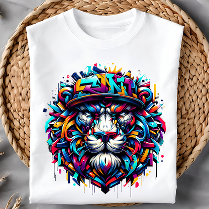 Graffiti Lion Art Unisex T-Shirt